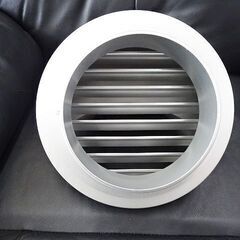 【恵庭】☆未使用品☆在庫4 SEIHO 西邦工業 換気扇 丸型フード 外壁用ステンレス製換気口 型番不明 PayPay支払いOK！の画像