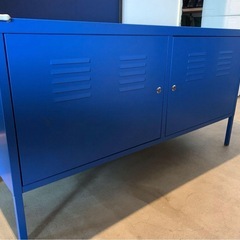 IKEA キャビネット　青