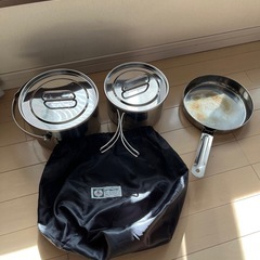 キャプテンスタッグBBQ 用鍋フライパンセット（燕三条製ラグナス...
