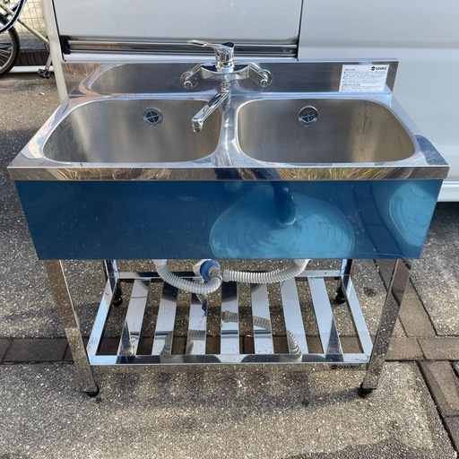 アズマ二槽シンク
