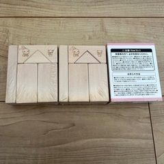 未使用ミミちゃんつみき5個セット、3個まとめての画像