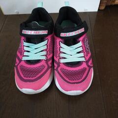 SKECHERS キッズ スニーカー ピンク　23cm