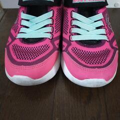 SKECHERS キッズ スニーカー ピンク　23cmの画像