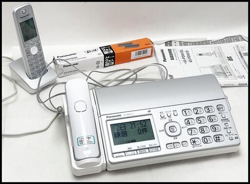 中古 パナソニック FAX おたっくす KX-PD551DL デジタルコードレス普通紙ファクス 子機1台付き