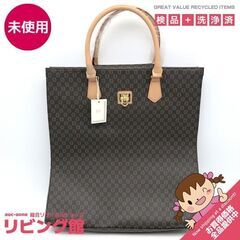 ss7069 未使用品 genie ビジネストート ダークブラウ...