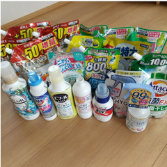 洗濯・食器洗剤など