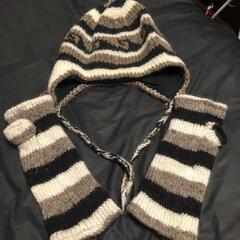 ムチャクチャあったかい帽子と手袋（未使用品）の画像