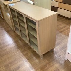無印良品 ガラス扉キャビネット【トレファク 川越店】