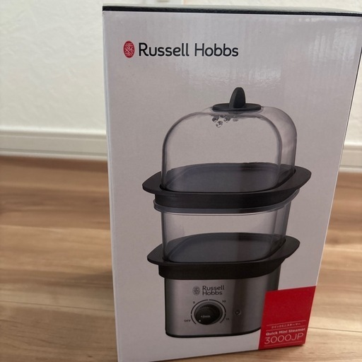 新品　未使用Russell hobbs クイックミニスチーマー
