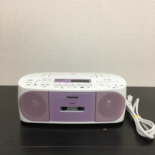 【ご来店限定】＊TOSHIBA ラジオカセットレコーダー　2021年製＊1212-13