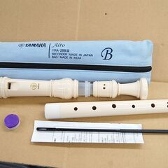 YAMAHA アルトリコーダー YRA-28BIII 白 樹脂 布ケース付き ヤマハ 札幌市 清田区 平岡の画像