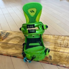【引き取り決まりました】美品RIDE MANIC158スノボー・RIDE REVOLTビンディングセットの画像