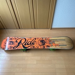 【引き取り決まりました】美品RIDE MANIC158スノボー・RIDE REVOLTビンディングセットの画像