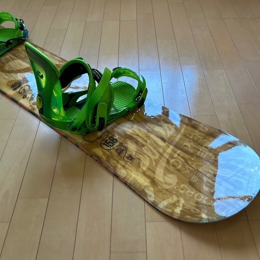 【引き取り決まりました】美品RIDE MANIC158スノボー・RIDE REVOLTビンディングセット