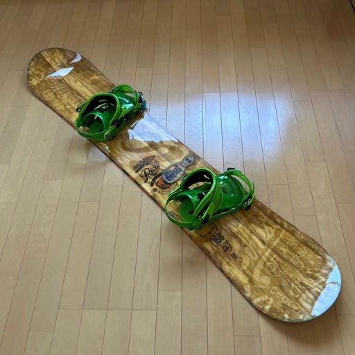 【引き取り決まりました】美品RIDE MANIC158スノボー・RIDE REVOLTビンディングセット