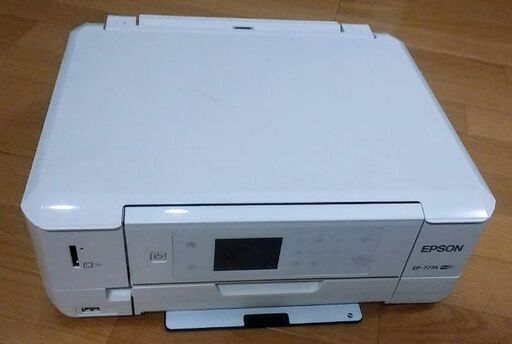 【EPSON】《EP-777A》「プリンター」《インク吸収タンクが一杯の訳ありです》「互換性インク付き」