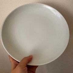 無印　皿　約22センチ　2枚の画像