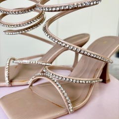 12/13 17:00最終受付【ZARA】キラキラサンダルの画像