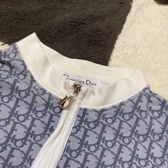 レア クリスチャンディオール トロッター ジップジャケット 40 M ブルー系の画像