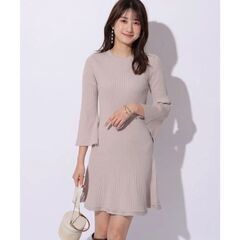 美品♡リランドチュール　リブニットワンピース
