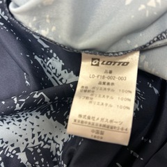 ☆値下げ☆K2412-403 LOTTO ピステ 総柄 ネイビー/ライトブルー サイズ:S の画像