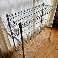 【年末値下げ中！！】シェルフユニット 棚 IKEA OMAR バ...