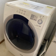 【分解洗浄済み】SHARP ドラム式洗濯機【訳アリ】