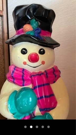 イルミネーション　雪だるま　スノーマン