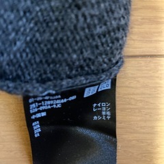 [新品未使用] UNIQLO カシミヤブレンドチュニック　ダークグレー　Lサイズの画像