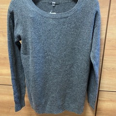 [新品未使用] UNIQLO カシミヤブレンドチュニック　ダーク...