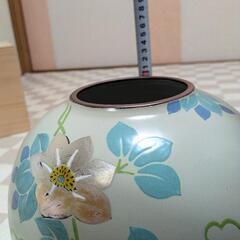 九谷焼 文翠作 陶器 花瓶 花器  壺の画像