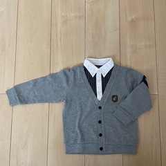 コムサイズム　子供服　正装風シャツ　サイズ90