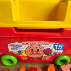 アンパンマン　初めてのブロックワゴンの画像