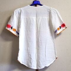 チュニック 花柄刺繍の画像