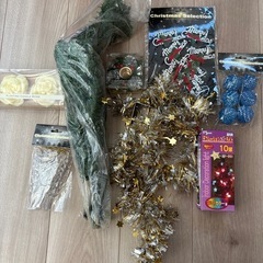 0円【新品・未開封】クリスマス　飾り一式