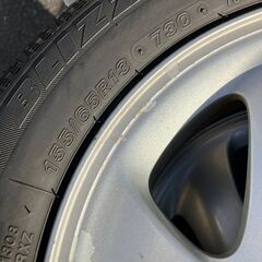 値下げ！♪スバル純正 プレオ バリ溝 スタッドレス 4本 ブリヂストン 165/65R13 現品確認してください！の画像