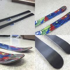 Hart 116cm ジュニア カービングスキー ROCKER frozenj ブルー系 ハート ビンディング付き板 札幌市 北区 屯田☆ 札幌市 北区 屯田 の画像