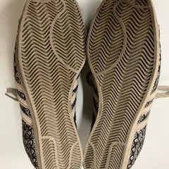 ☆値下げ☆Y2412-405 adidas スニーカー スーパースター Fleek Series 内側ボア 総柄 サイズ:23.0cm 汚れ有りの画像