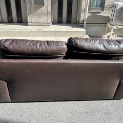 SALE‼️￥8,800(税込) 二人掛け　ソファ オットマン付きの画像