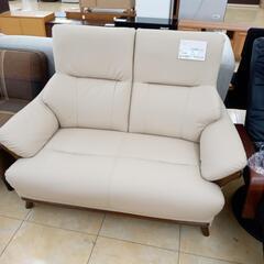 ★ジモティ割あり★  ソファー ベージュ H94×D73×W127 クリーニング済み OJ7103