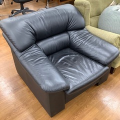 AICO アイコ 1人掛けレザーソファー【トレファク 川越店】