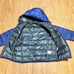 しまむら　CLOSSHI フード付ダウンジャケット　140㎝の画像
