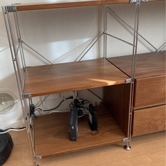 無印良品 スチールユニットシェルフ 引出しなど の画像
