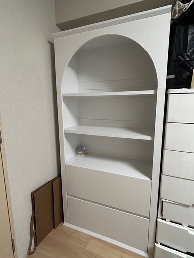 LOWYA アーチ型シェルフ　大理石調