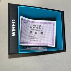WIRED   SEIKO 新品未使用品　　電池🔋交換済の画像