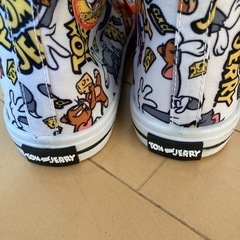 24cm トムとジェリー　ハイカットスニーカーの画像