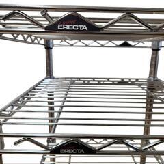 【美品】Home ERECTA　ホームエレクター　 ラック　 シェルフ　収納　 棚　 スチールラック　 メタルラック　幅45 の画像
