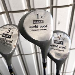 まとめ ゴルフクラブ12本＋バッグセット アイアン パター ドライバー 男性用 右利き用 マグレガー ZETT PING ツアーステージ ① の画像