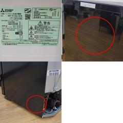 MITSUBISHI (三菱電機 ミツビシ) 冷蔵庫 146L 2ドア MR-P15D-B サファイアブラック 2019年製 一人暮らし 洗浄・除菌済み 【コンプオフ金沢野々市店】の画像