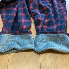 【新品未使用】チェック柄カジュアルパンツ 6Lサイズの画像
